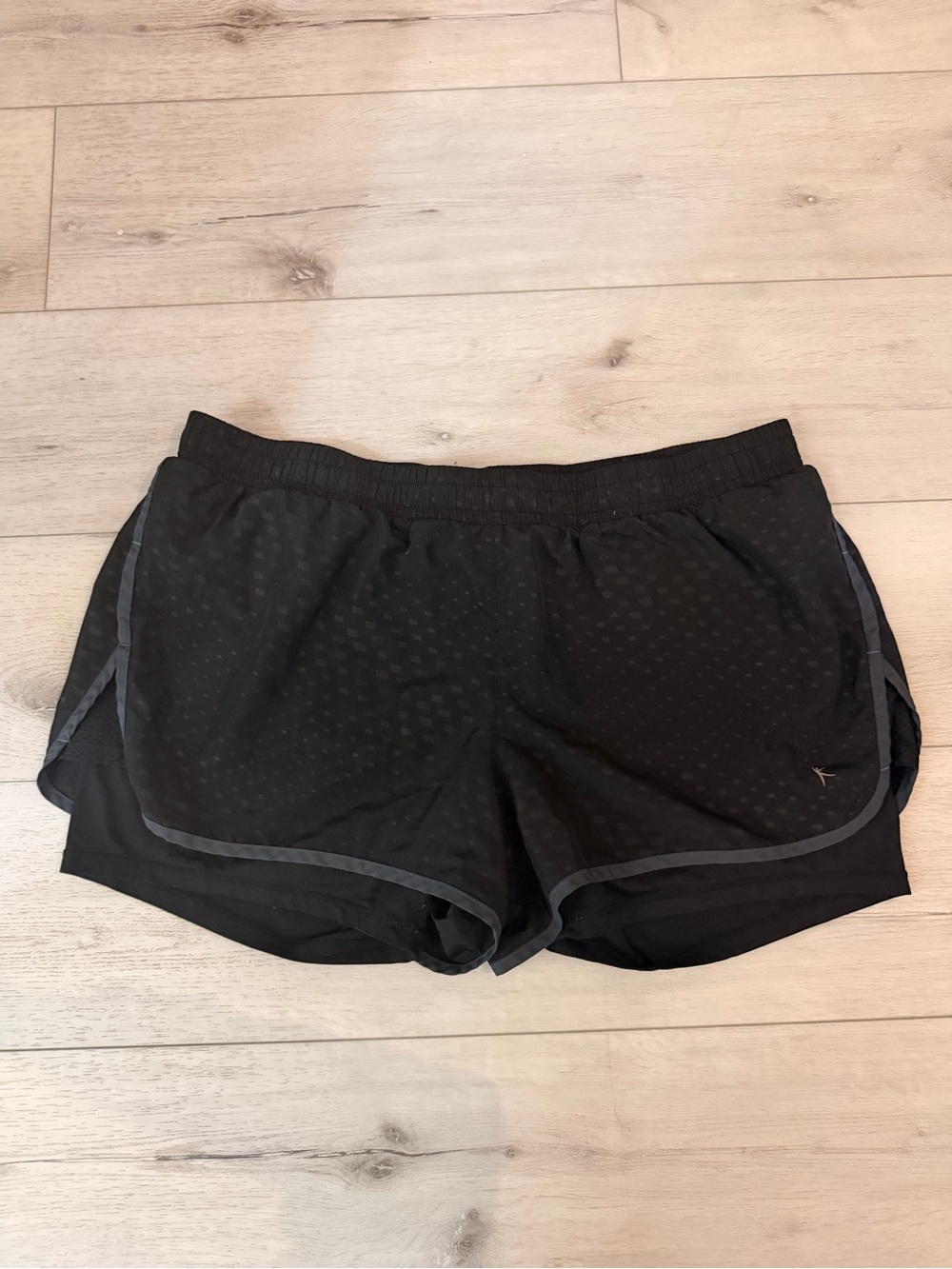 Women's Black Athletic Running Shorts